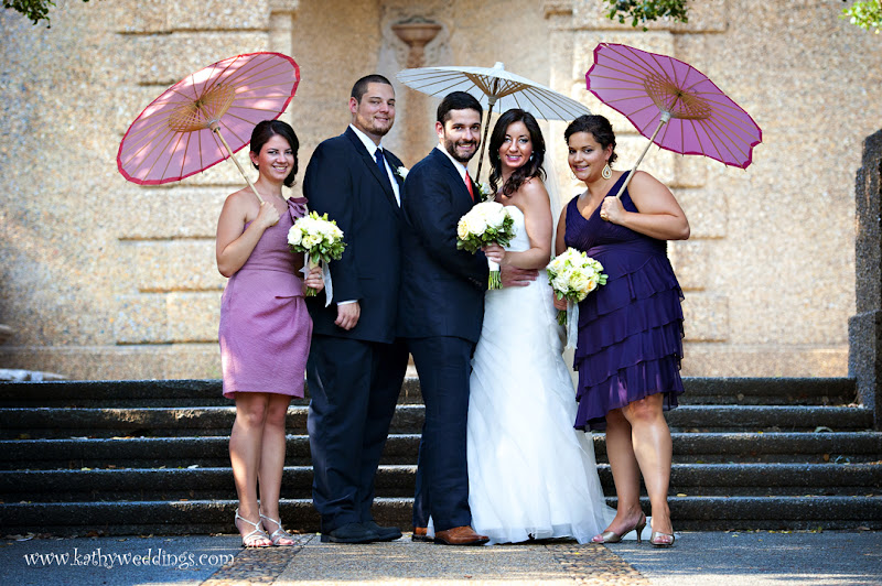 Wedding Party in park