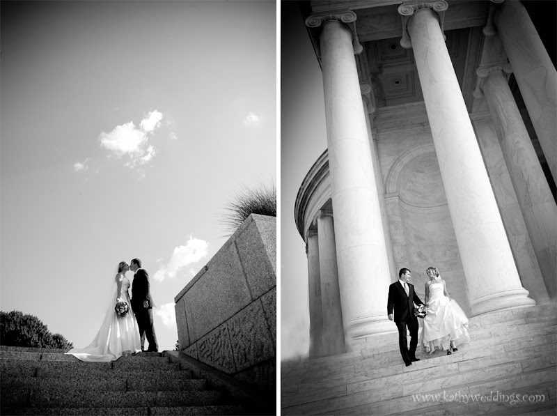 wedding portraits Jefferson Memorial